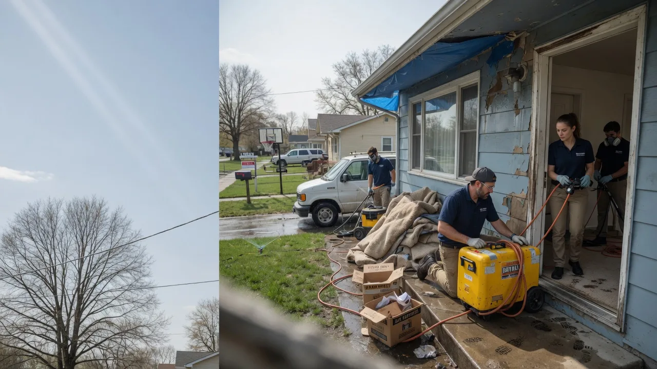 Basement Flood Cleanup in Wenona, IL near me